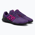 Vyriški futbolo bateliai New Balance Audazo V6 Command IN violetiniai ir juodi SA2IPH6.D.075 4