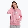 Moteriški treniruočių džemperiai New Balance Essentials Stacked Logo French Terry Hoodie pink WT3153333HAO