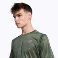 Vyriški marškinėliai New Balance Top Printed Impact Run SS Running Shirt Green MT21263DON 4