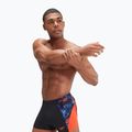 Vyriški Speedo ECO END+ Splice maudymosi šortai juodi/orange 13