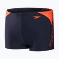 Speedo Hyper Boom Logo Splice vaikiškos maudymosi kelnės tamsiai mėlynos/oranžinės spalvos 5