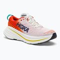 HOKA Bondi X blanc de blanc/flame vyriški bėgimo bateliai