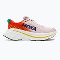 HOKA Bondi X blanc de blanc/flame vyriški bėgimo bateliai 2