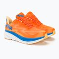 Vyriški bėgimo bateliai HOKA Clifton 9 Wide vibrant orange/impala 4