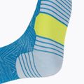 Bėgimo kojinės HOKA Crew Run Sock 3 poros diva blue/ice water/evening primrose 7