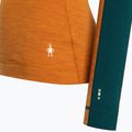 Moteriški termoaktyvūs marškinėliai Smartwool Merino Baselayer Colorblock 1/4 Zip Boxed marmalade heather 6