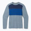 Vyriški termoaktyvūs marškinėliai Smartwool Thermal Merino Baselayer Colorblock Crew Boxed pewter blue 3