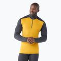 Vyriški termoaktyvūs marškinėliai ilgomis rankovėmis Smartwool Merino 250 Baselayer 1/4 Zip Boxed charcoal honey gold