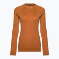 Moteriški termoaktyvūs marškinėliai Smartwool Merino 250 Baselayer Crew Boxed marmalade heather 3
