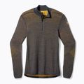 Vyriški termoaktyvūs marškinėliai ilgomis rankovėmis Smartwool Intraknit Thermal Merino Baselayer 1/4 charcoal/honey gold 3