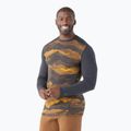 Vyriški termo marškinėliai Smartwool Merino 250 Baselayer Crew Boxed charcoal mtn scape