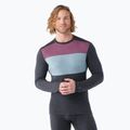 Vyriški termoaktyvūs marškinėliai Smartwool Thermal Merino Baselayer Colorblock Crew Boxed charcoal