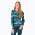 Moteriški termo marškinėliai Smartwool Merino 250 Baselayer Crew Boxed twilight blue mtn scape