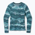 Termoaktyvus moteriškas džemperis Smartwool Merino 250 Baselayer Crew Boxed twilight blue mtn scape 6