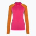 Moteriški termoaktyvūs marškinėliai ilgomis rankovėmis Smartwool Classic Thermal Merino Baselayer 1/4 Zip Boxed power pink 3