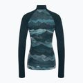 Moteriški termoaktyvūs marškinėliai ilgomis rankovėmis Smartwool Classic Thermal Merino Baselayer 1/4 Boxed twilight blue 4