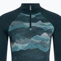 Moteriški termoaktyvūs marškinėliai Smartwool Classic Thermal Merino Baselayer 1/4 Zip Boxed twilight 5