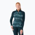 Moteriški termoaktyvūs marškinėliai Smartwool Classic Thermal Merino Baselayer 1/4 Zip Boxed twilight
