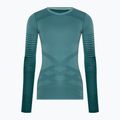 Moteriški termoaktyvūs marškinėliai Smartwool Intraknit Thermal Merino Baselayer Pattern Crew cascade 3