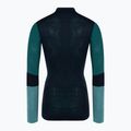 Moteriški termoaktyvūs marškinėliai Smartwool Intraknit Thermal Merino Baselayer Colorblock 1/4 Zip navy 4
