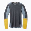 Vyriški termoaktyvūs marškinėliai ilgomis rankovėmis Smartwool Intraknit Thermal Merino Baselayer Colorblock Crew charcoal 3