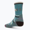Moteriškos kojinės Smartwool Hike Light Cushion Under The Stars Crew cascade green 2
