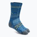 Žygio kojinės Smartwool Hike Light Cushion Mountain Pattern Crew laguna blue