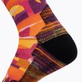 Moteriškos žygio kojinės Smartwool Hike Light Cushion Bear Country Print Crew orange rust 4