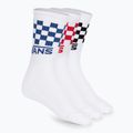 Vyriškos kojinės Vans Classic Check Crew 3 poros white