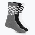 Vyriškos kojinės Vans Classic Check Crew 3 poros black/white