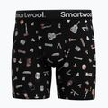 Vyriškos termoaktyvios trumpikės Smartwool Merino Print Boxer Brief black gone camping 3