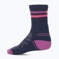 Moteriškos žygio kojinės Smartwool Hike Light Cushion Tube Stripe Crew deep navy/power pink 2