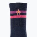 Moteriškos žygio kojinės Smartwool Hike Light Cushion Tube Stripe Crew deep navy/power pink 3