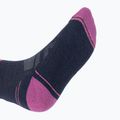 Moteriškos žygio kojinės Smartwool Hike Light Cushion Tube Stripe Crew deep navy/power pink 5