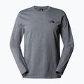 Vyriški marškinėliai The North Face Simple Dome medium grey heather 5