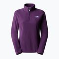 Moteriškas fliso džemperis The North Face 100 Glacier 1/4 Zip black currant Ppurple