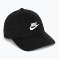 Kepurė su snapeliu Nike Club Unstructured Futura Wash black/white
