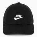 Kepurė su snapeliu Nike Club Unstructured Futura Wash black/white 2