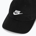 Kepurė su snapeliu Nike Club Unstructured Futura Wash black/white 3
