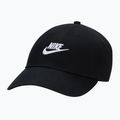 Kepurė su snapeliu Nike Club Unstructured Futura Wash black/white