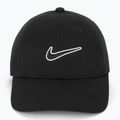 Kepurė su snapeliu Nike Club Unstructured Swoosh black/black 2