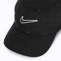 Kepurė su snapeliu Nike Club Unstructured Swoosh black/black 3