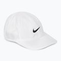 Kepuraitė su snapeliu Nike Dri-Fit Club Cap Unstructured Featherlight white/black