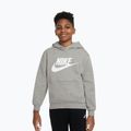 Vaikiškas džemperis Nike Club Fleece Hoodie dark grey heather/white