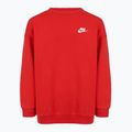 Nike Sportswear Club Fleece vaikiški marškinėliai universitetinė raudona/balta