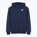 Nike Sportswear Club Fleece vidurnaktį tamsiai margas/baltas vaikiškas džemperis