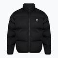 Vyriška pašiltinta striukė Nike Sportswer Club Puffer black/white