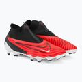 Nike Phantom GX Pro DF FG ryškiai purpurinės/baltos/juodos spalvos futbolo bateliai 4
