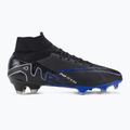 Nike Zoom Mercurial Superfly 9 Pro FG futbolo bateliai juodi/chromuoti/hiper royal 2