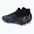 Nike Zoom Mercurial Superfly 9 Pro FG futbolo bateliai juodi/chromuoti/hiper royal 3